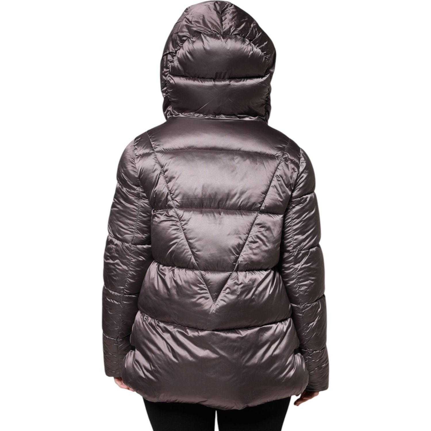 Front view with bag zipped and handles upright.
