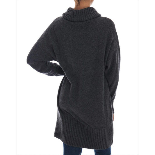 Dolce & Gabbana Enchanted Crystal Turtleneck Sweater Dolce & Gabbana Dark Slate Gray