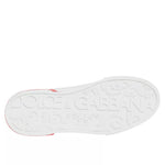 Dolce & Gabbana White Red Portofino Low Top Sneakers Shoes MV2110-39