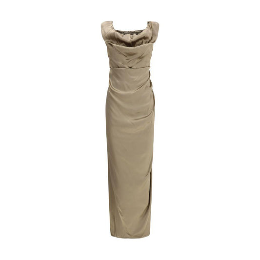 Vivienne Westwood Vivienne Westwood Ginnie pencil Long Dress VI-1101034VW0128R401-IT42 | L 1728,72470364320,Beige,Clothing,Dresses - Women - Clothing,IT42 | L,New with tags,Vivienne Westwood,Women,Women - Clothing
