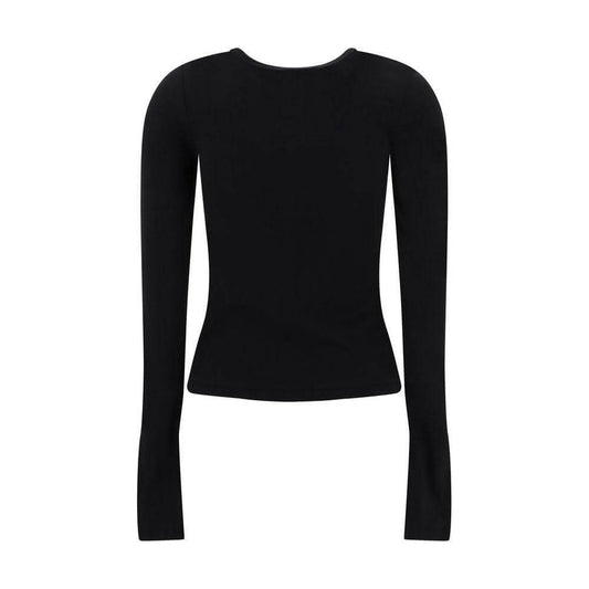 Éterne Éterne Long-Sleeve Top TE-CB36303BLK-M 1728,72470364320,Black,Clothing,L,M,New with tags,Tops & T-Shirts - Women - Clothing,Women,Women - Clothing,Éterne