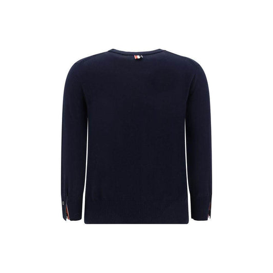 Thom Browne White bands crew neck Sweater TH-FKA487AY3036415-IT44 | L