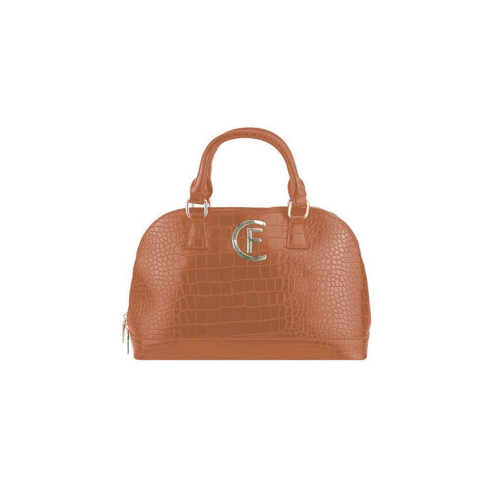 Front view with bag zipped and handles upright.