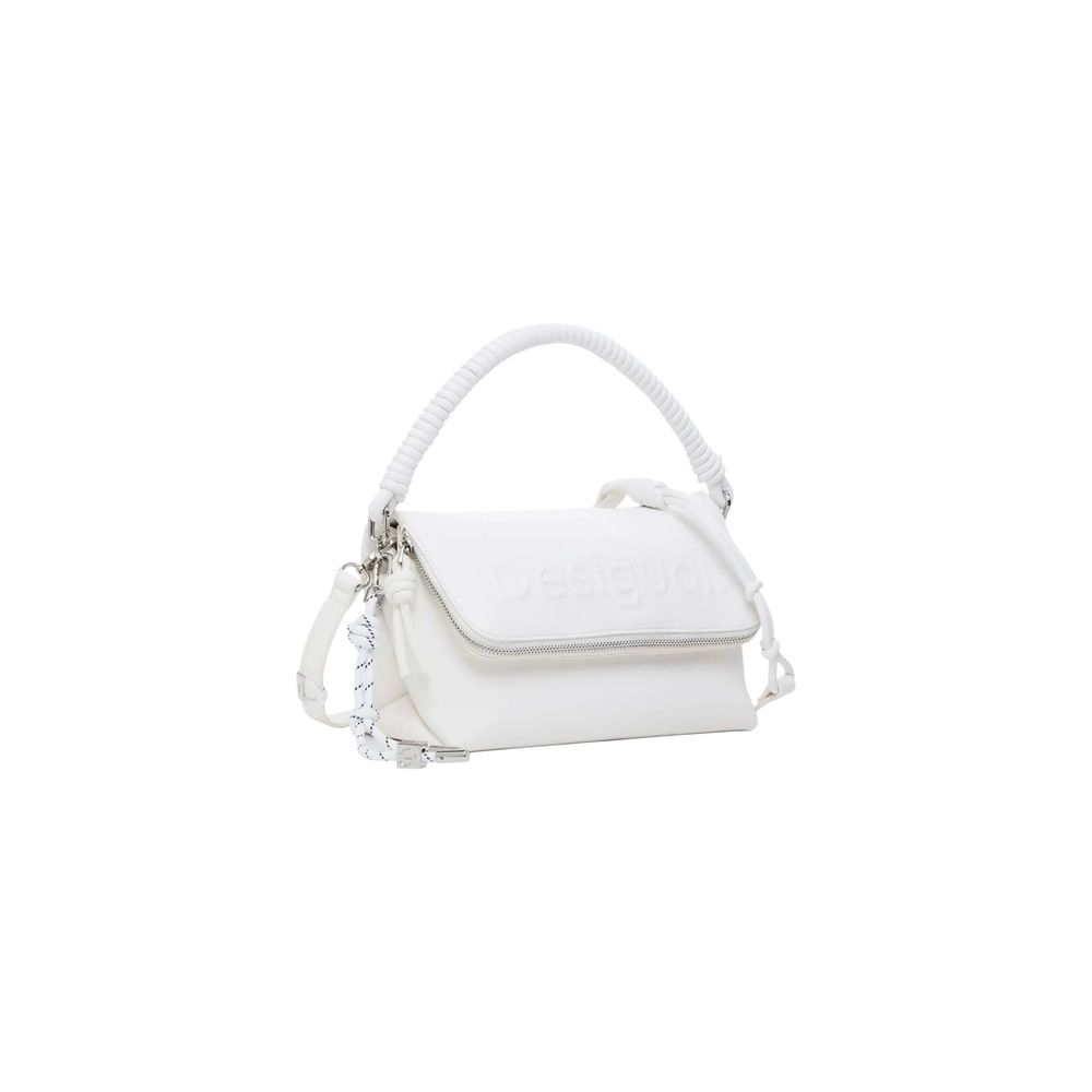 Front view with bag zipped and handles upright.