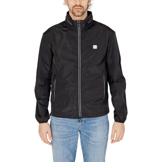 Armani Exchange Black Polyester Jacket