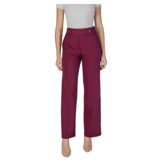 Street One Purple Viscose Jeans & Pant