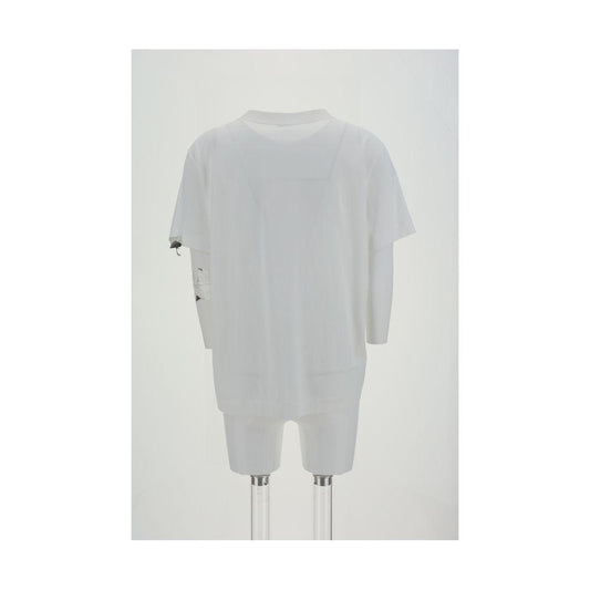 Brunello Cucinelli T-Shirt with embellishments Brunello Cucinelli Light Gray