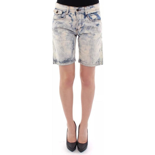 Dolce & Gabbana Blue D&G Cotton Washed Jeans Denim Shorts