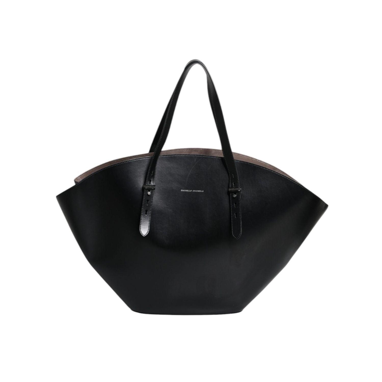 Front view with bag zipped and handles upright.