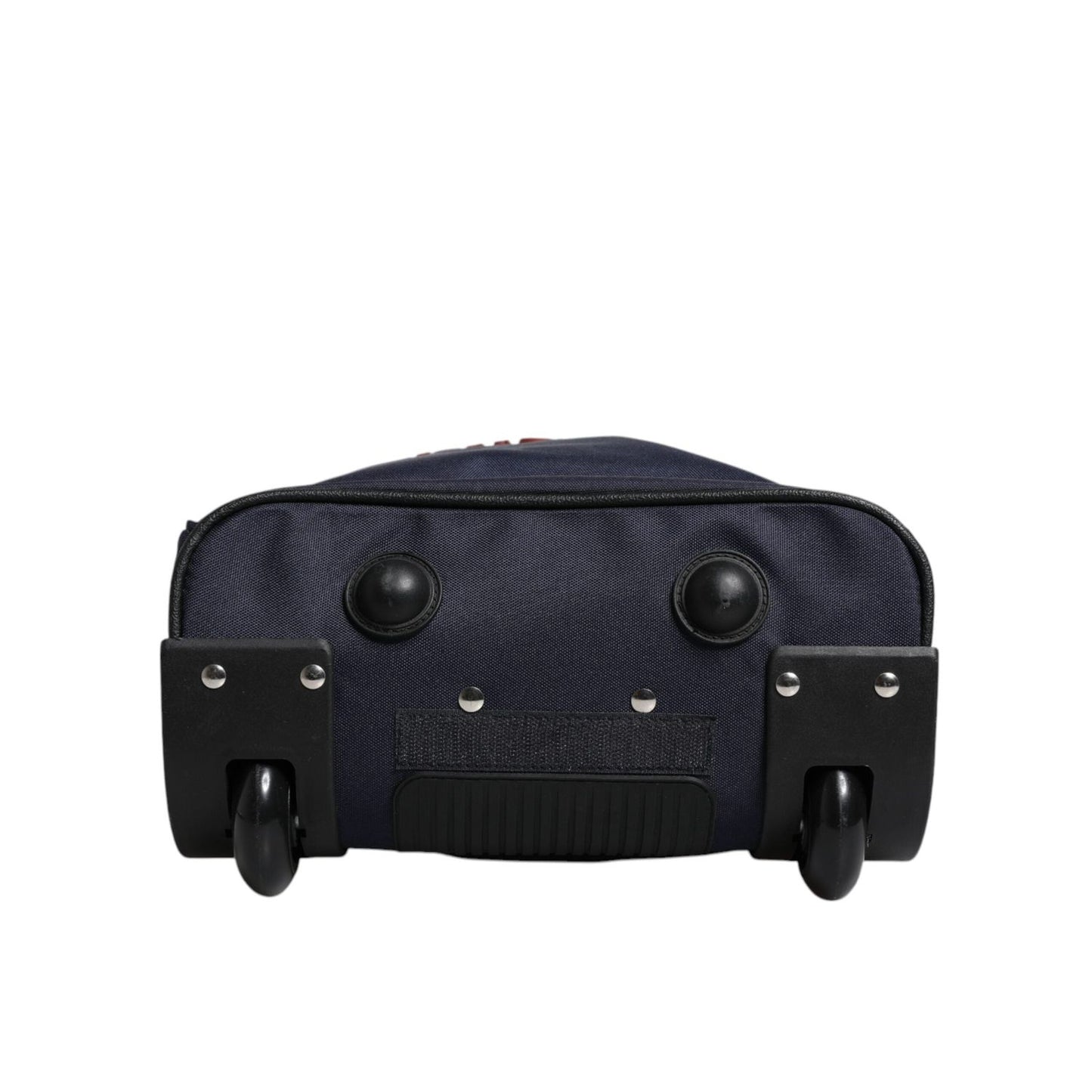 Dolce & Gabbana Blue Red Polyester Kids Back Pack Wheel Suitcase Bag BAG4113