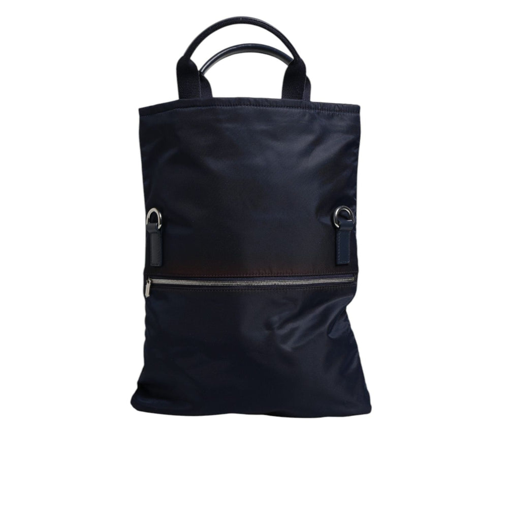 Dolce & Gabbana Dark Blue Nylon Shoulder Baby Tote Diaper Bag BAG4184