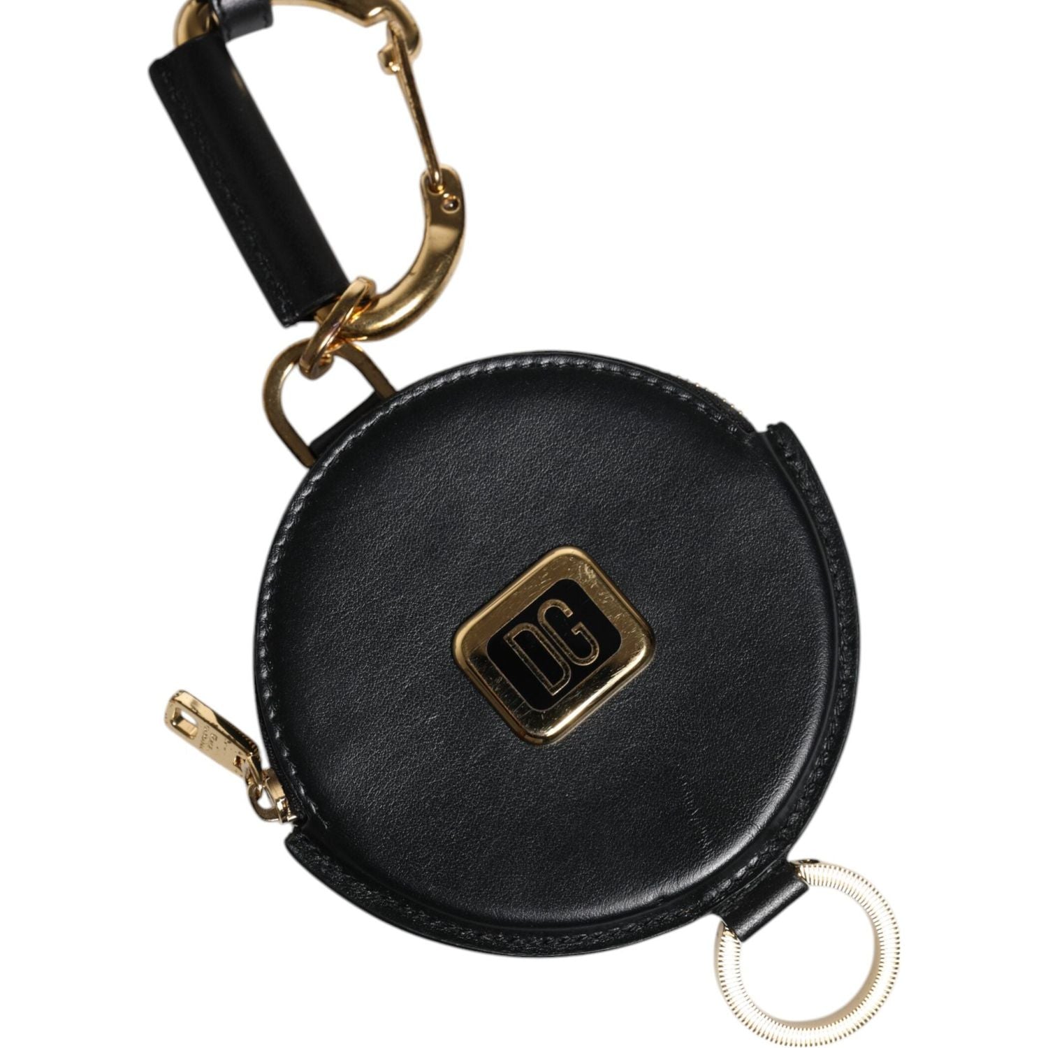 Front view with bag zipped and handles upright.