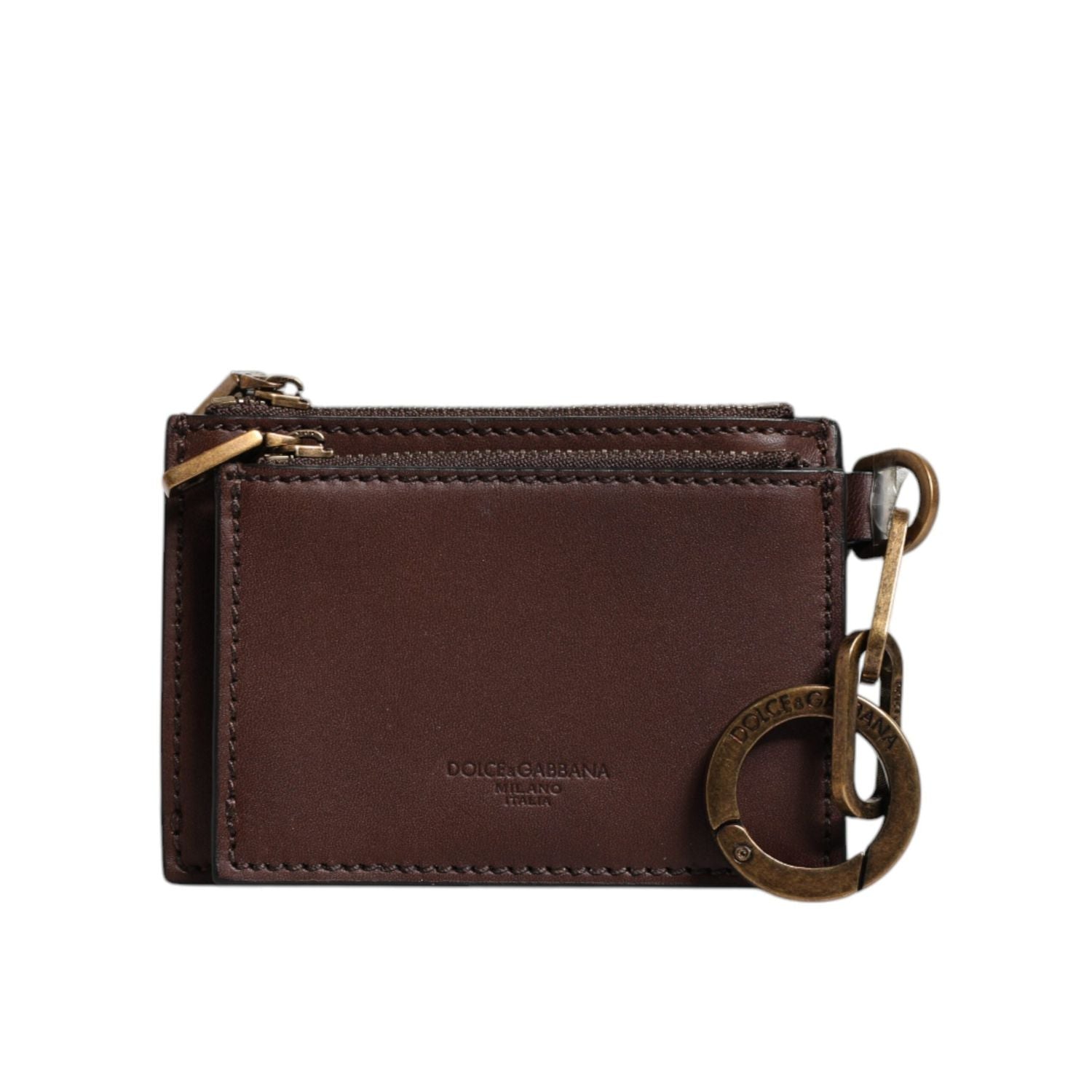 Front view with bag zipped and handles upright.
