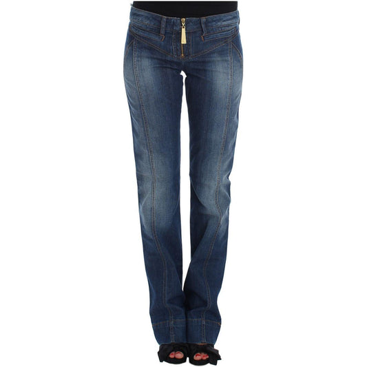 Cavalli Chic Boot Cut Blue Wash Denim Cavalli Dark Slate Gray