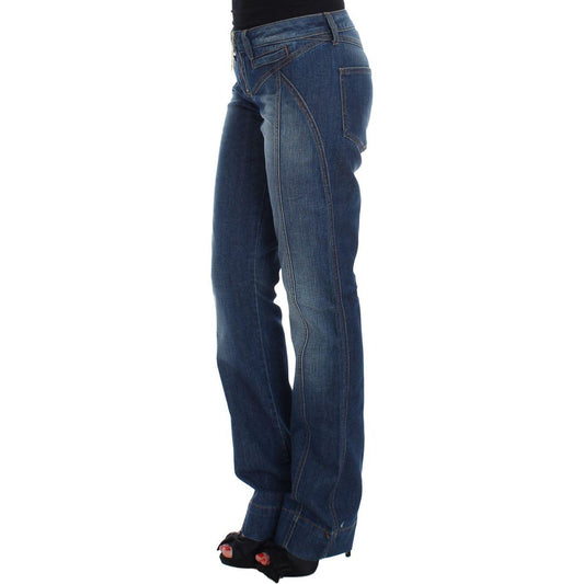 Cavalli Chic Boot Cut Blue Wash Denim Cavalli Dark Slate Gray
