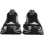 Dolce & Gabbana Black Silver SUPER KING Leather Sneaker Shoes MV6792-41