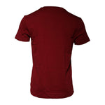 Dolce & Gabbana Maroon Logo Crew Neck Short Sleeves T-shirt