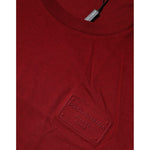 Dolce & Gabbana Maroon Logo Crew Neck Short Sleeves T-shirt