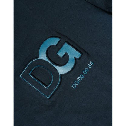 Dolce & Gabbana Blue Logo Crew Neck Short Sleeves T-shirt