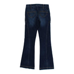 Cavalli Elegant Flare Leg Low Waist Denim Cavalli Black