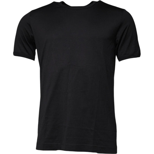 Dolce & Gabbana Blue Crown Crew Neck Short Sleeves T-shirt