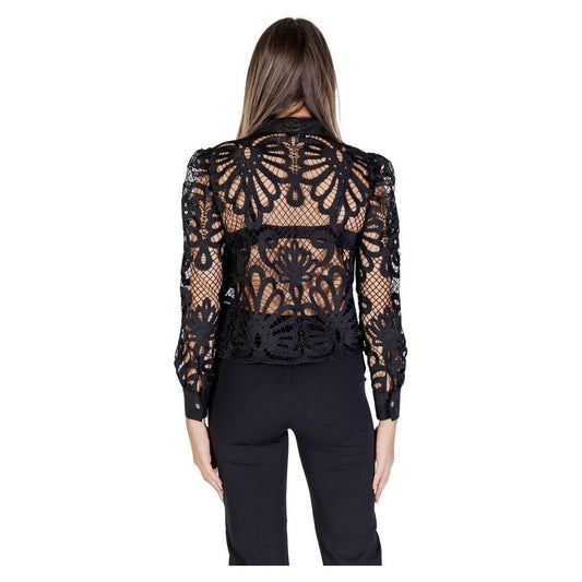 Morgan De Toi Black Polyester Shirt