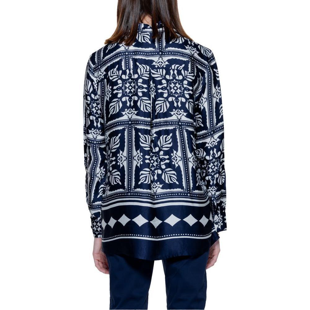 Street One Blue Viscose Shirt