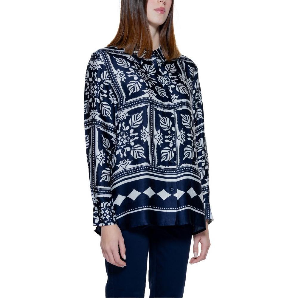 Street One Blue Viscose Shirt