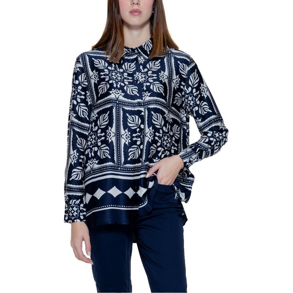 Street One Blue Viscose Shirt