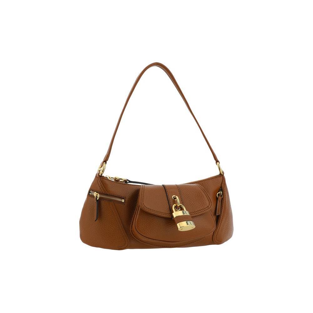 Front view with bag zipped and handles upright.