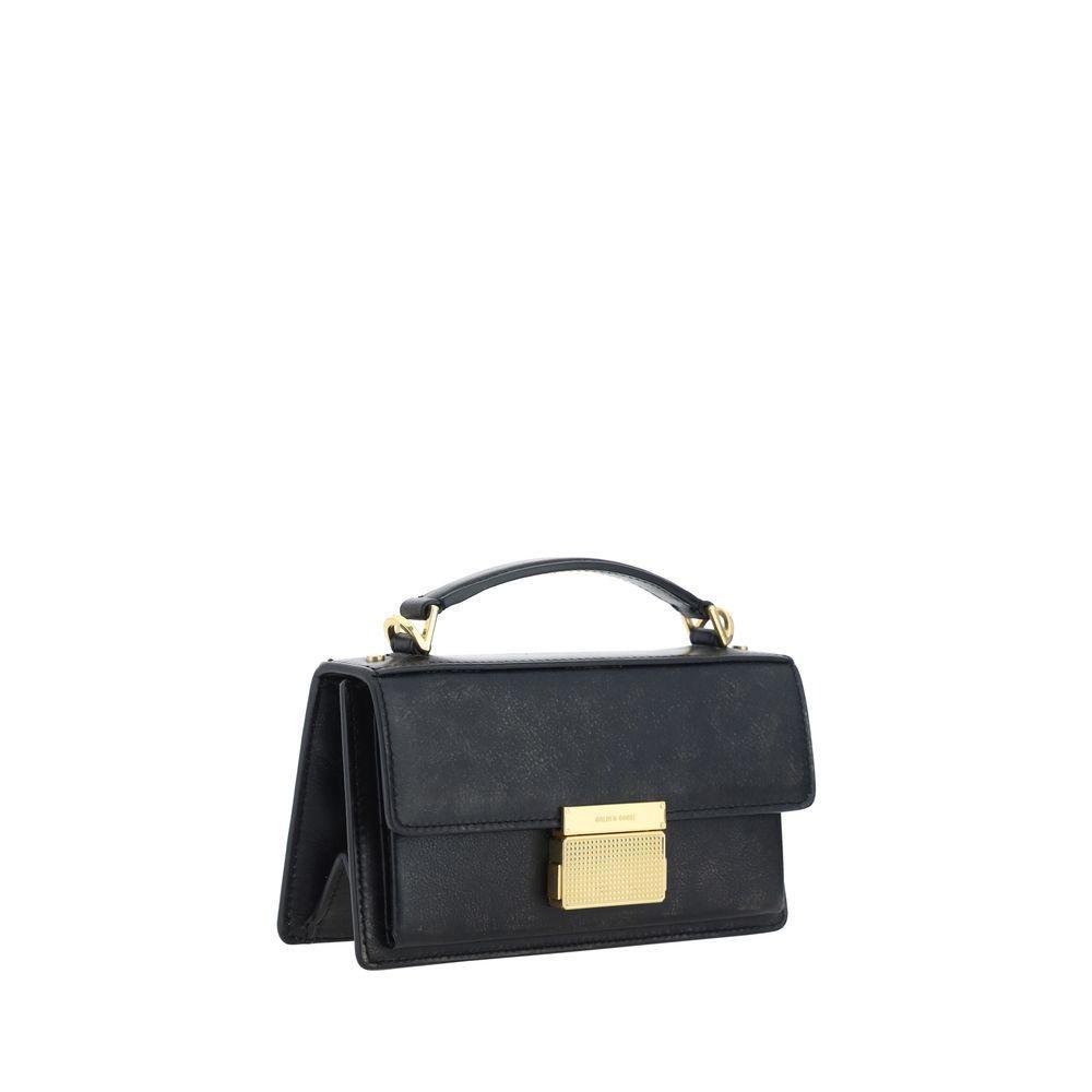 Front view with bag zipped and handles upright.