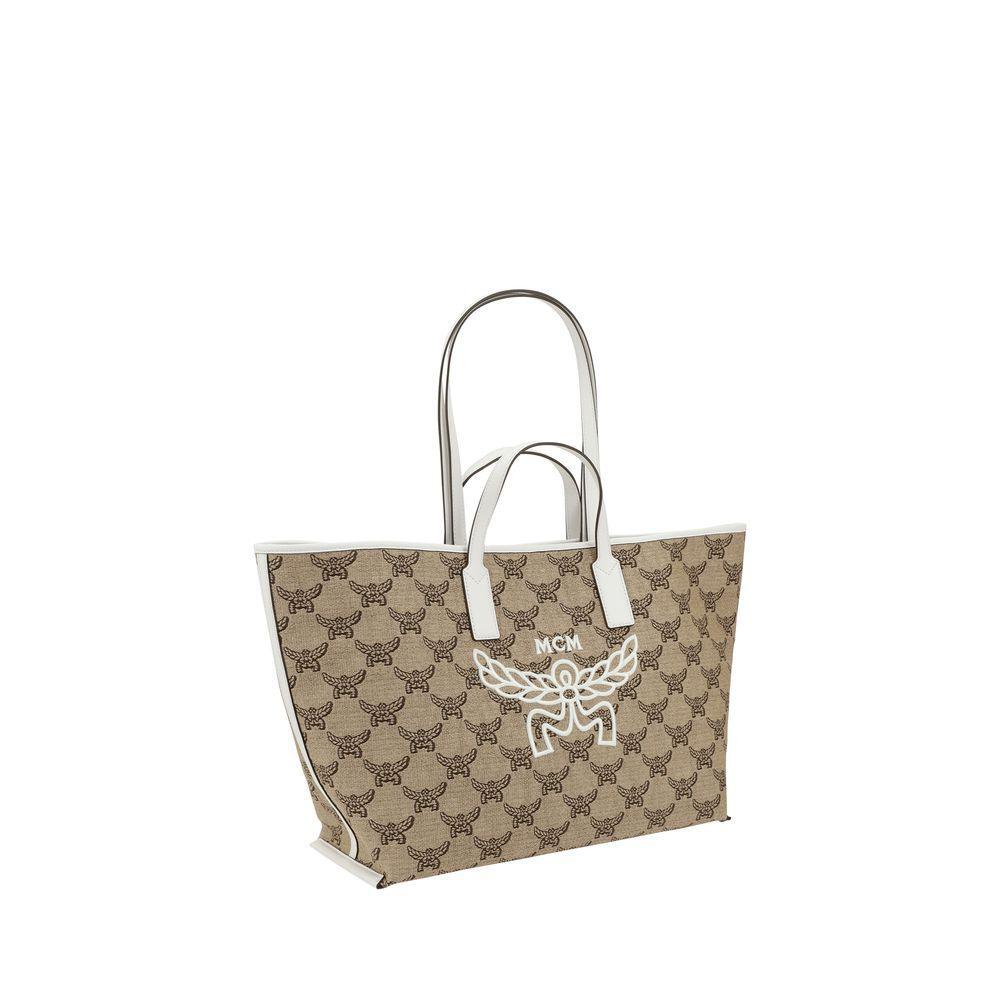 Front view with bag zipped and handles upright.