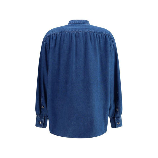 Valentino Ruffle denim Shirts