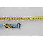 Dolce & Gabbana Light Blue Banana Print Silk Men Neck Bow Tie