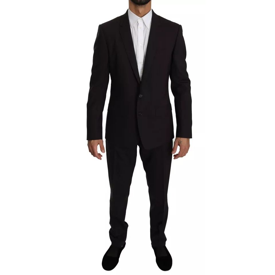 Dolce & Gabbana Purple MARTINI Wool Stretch 2 Piece Suit Dolce & Gabbana