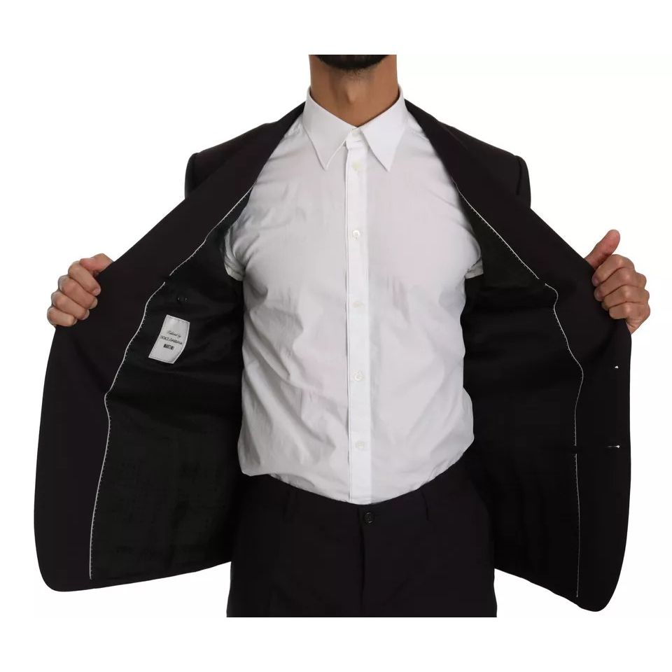 Dolce & Gabbana Purple MARTINI Wool Stretch 2 Piece Suit Dolce & Gabbana