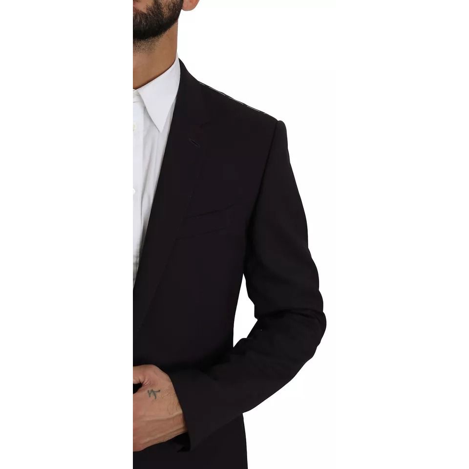 Dolce & Gabbana Purple MARTINI Wool Stretch 2 Piece Suit Dolce & Gabbana