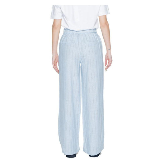 Vero Moda Blue Linen Jeans & Pant