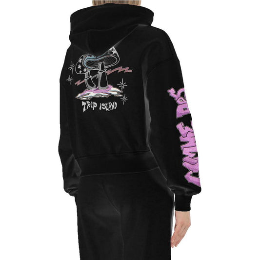Comme Des Fuckdown Black Cotton Sweater