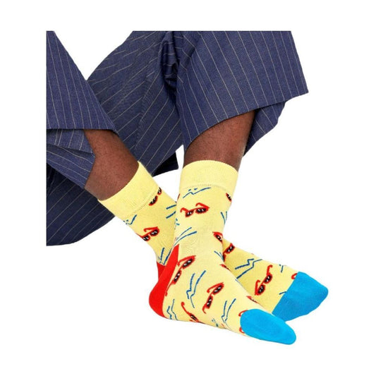 Happy Socks Happy Socks Yellow Cotton Tights & Sock HA-8995700135-36-40 1728,36-40,71956299936,Clothing,Happy Socks,New with tags,Tights & Socks - Women - Clothing,Women,Women - Clothing,Yellow