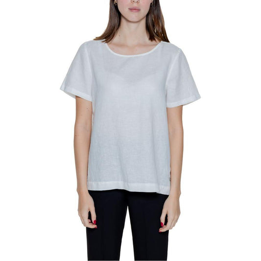 Street One White Linen Shirt
