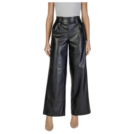 Only Black Polyester Jeans & Pant