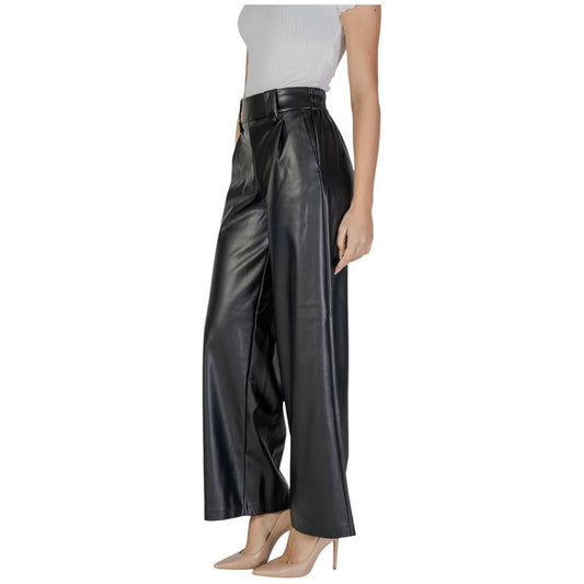 Only Black Polyester Jeans & Pant