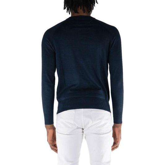 People Of Shibuya Blue Cotton Sweater