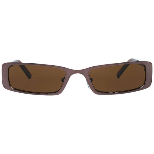 More & More Brown Metal Sunglasses