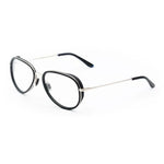 Vuarnet Gray Stainless Steel Frames with black optic clip-on, dimensions 54/17/145mm, stylish and durable eyewear option.