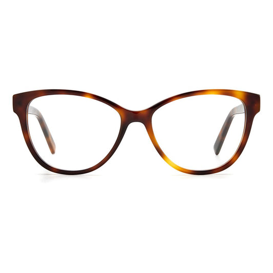 M Missoni Brown Acetate Frames for women, cat-eye shape with 53/15/140 mm dimensions, stylish eyewear from M Missoni collection.