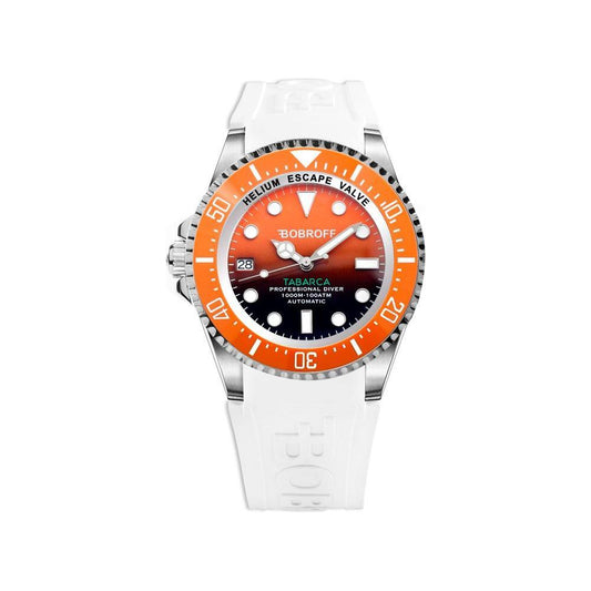 Bobroff White Rubber Watch BOBF0004IBNBFSTBAC