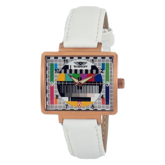 Bobroff White Leather Watch BOBF0035S013AC
