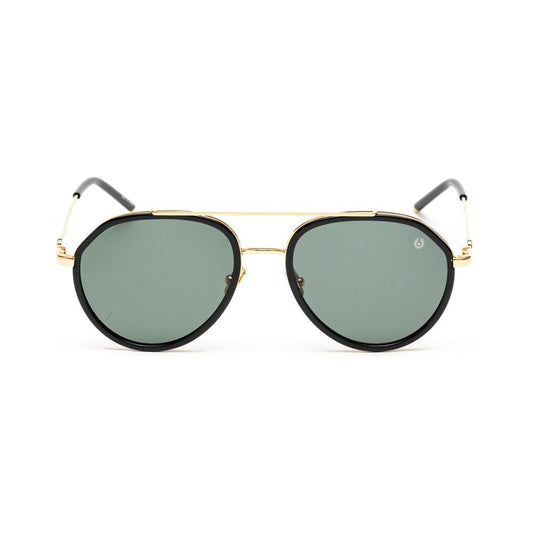 Belstaff Gold Stainless Steel Sunglasses Belstaff Dark Sea Green